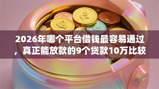 2026年哪个平台借钱最容易通过，真正能放款的9个贷款10万比较容易的app推荐