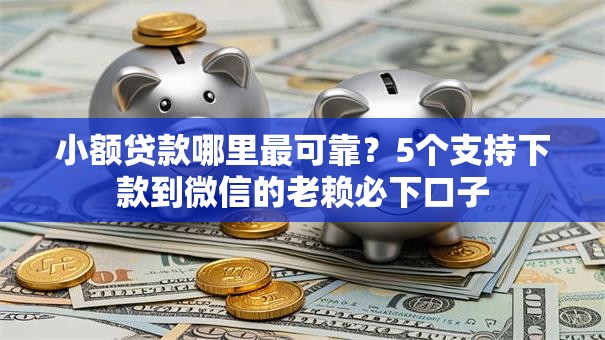 小额贷款哪里最可靠？5个支持下款到微信的老赖必下口子