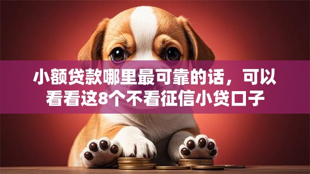 小额贷款哪里最可靠的话,可以看看这8个不看征信小贷口子 小额贷款哪里最可靠的话,可以看看这8个不看征信小贷口子