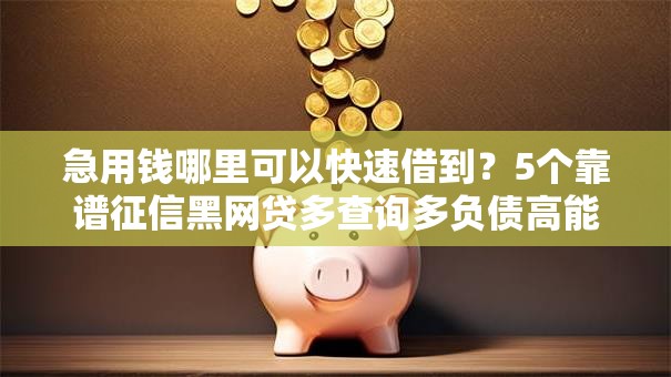 急用钱哪里可以快速借到?5个靠谱征信黑网贷多查询多负债高能下款的口子推荐 急用钱哪里可以快速借到?5个靠谱征信黑网贷多查询多负债高能下款的口子推荐
