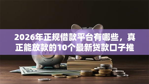 2026年正规借款平台有哪些,真正能放款的10个最新贷款口子推荐 2026年正规借款平台有哪些,真正能放款的10个最新贷款口子推荐
