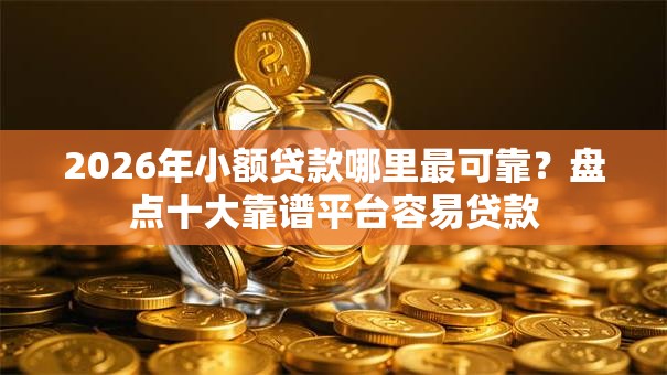 2026年小额贷款哪里最可靠？盘点十大靠谱平台容易贷款