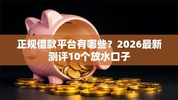 正规借款平台有哪些?2026最新测评10个放水口子 正规借款平台有哪些?2026最新测评10个放水口子