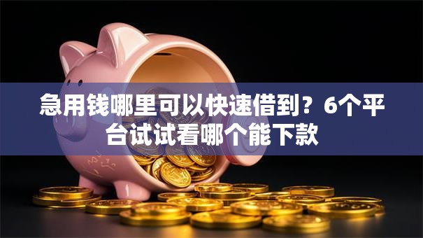 急用钱哪里可以快速借到?6个平台试试看哪个能下款 急用钱哪里可以快速借到?6个平台试试看哪个能下款