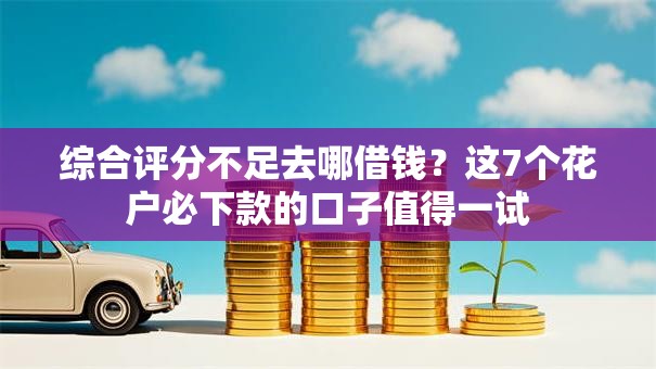综合评分不足去哪借钱?这7个花户必下款的口子值得一试 综合评分不足去哪借钱?这7个花户必下款的口子值得一试