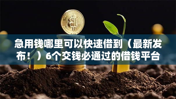 急用钱哪里可以快速借到(最新发布!)6个交钱必通过的借钱平台 急用钱哪里可以快速借到(最新发布!)6个交钱必通过的借钱平台