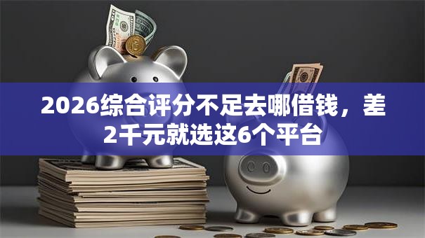 2026综合评分不足去哪借钱，差2千元就选这6个平台