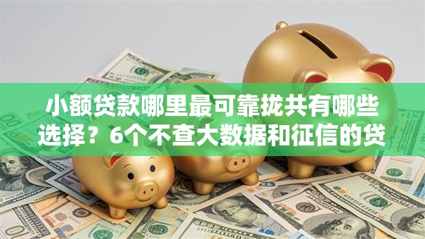 小额贷款哪里最可靠拢共有哪些选择?6个不查大数据和征信的贷款平台详解 小额贷款哪里最可靠拢共有哪些选择?6个不查大数据和征信的贷款平台详解