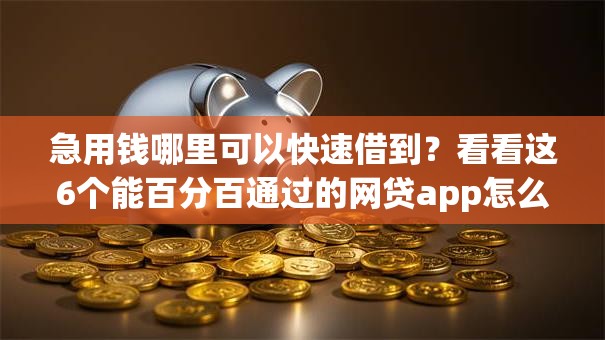 急用钱哪里可以快速借到?看看这6个能百分百通过的网贷app怎么样 急用钱哪里可以快速借到?看看这6个能百分百通过的网贷app怎么样