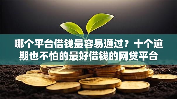 哪个平台借钱最容易通过？十个逾期也不怕的最好借钱的网贷平台不看数据