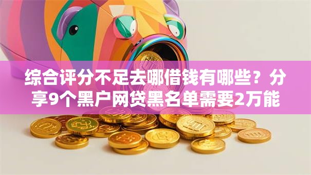 综合评分不足去哪借钱有哪些？分享9个黑户网贷黑名单需要2万能借款平台