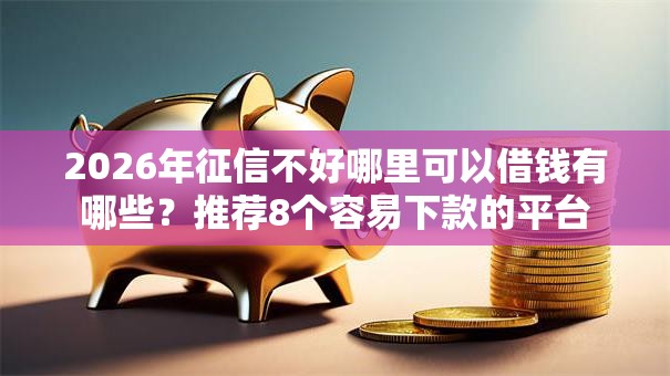 2026年征信不好哪里可以借钱有哪些？推荐8个容易下款的平台