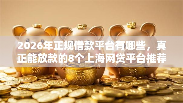 2026年正规借款平台有哪些,真正能放款的8个上海网贷平台推荐 2026年正规借款平台有哪些,真正能放款的8个上海网贷平台推荐