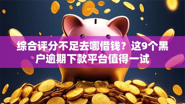 综合评分不足去哪借钱?这9个黑户逾期下款平台值得一试 综合评分不足去哪借钱?这9个黑户逾期下款平台值得一试