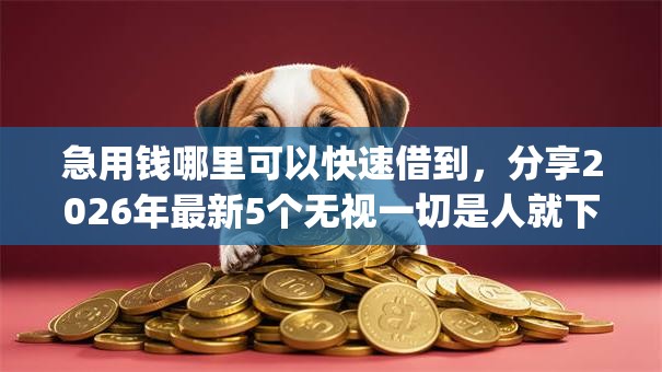 急用钱哪里可以快速借到,分享2026年最新5个无视一切是人就下款的app 急用钱哪里可以快速借到,分享2026年最新5个无视一切是人就下款的app