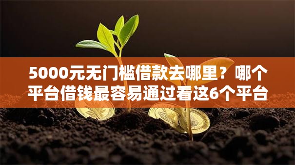 5000元无门槛借款去哪里?哪个平台借钱最容易通过看这6个平台 5000元无门槛借款去哪里?哪个平台借钱最容易通过看这6个平台
