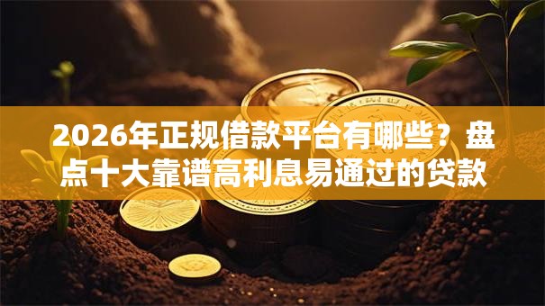 2026年正规借款平台有哪些？盘点十大靠谱高利息易通过的贷款平台呢