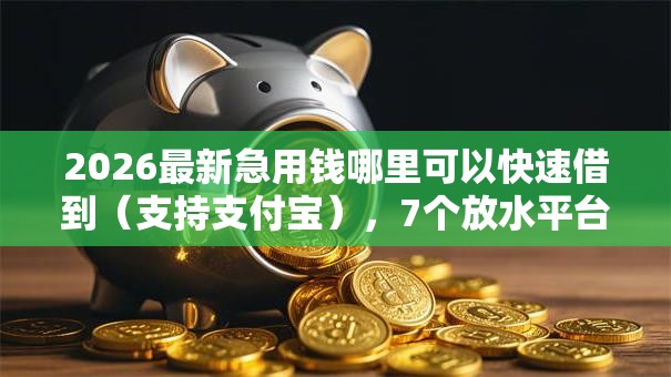2026最新急用钱哪里可以快速借到(支持支付宝),7个放水平台无私分享 2026最新急用钱哪里可以快速借到(支持支付宝),7个放水平台无私分享