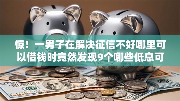 惊!一男子在解决征信不好哪里可以借钱时竟然发现9个哪些低息可靠可以分12期以上的借款平台,事后分享了出来 惊!一男子在解决征信不好哪里可以借钱时竟然发现9个哪些低息可靠可以分12期以上的借款平台,事后分享了出来