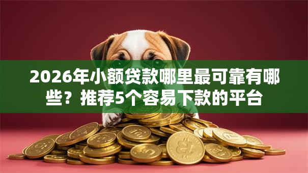2026年小额贷款哪里最可靠有哪些？推荐5个容易下款的平台