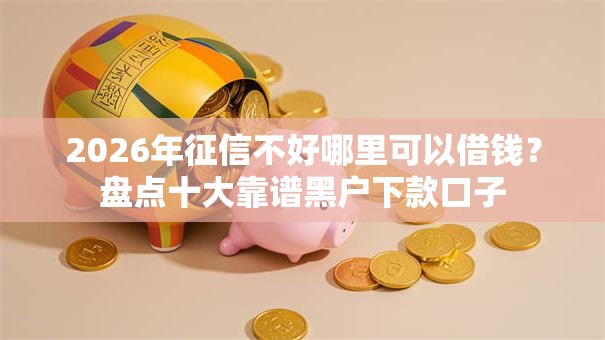 2026年征信不好哪里可以借钱?盘点十大靠谱黑户下款口子 2026年征信不好哪里可以借钱?盘点十大靠谱黑户下款口子