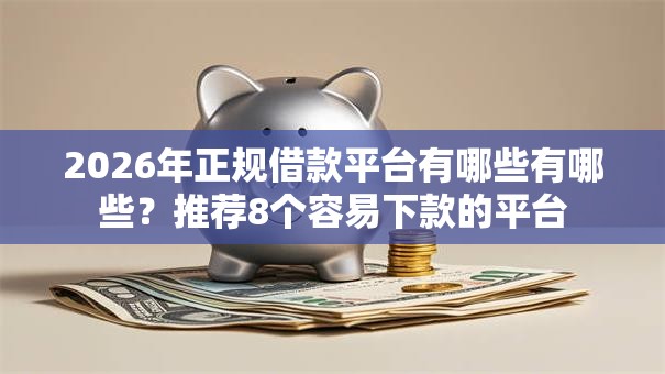 2026年正规借款平台有哪些有哪些?推荐8个容易下款的平台 2026年正规借款平台有哪些有哪些?推荐8个容易下款的平台