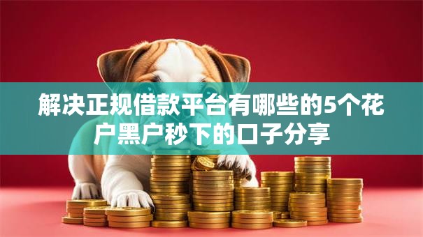 解决正规借款平台有哪些的5个花户黑户秒下的口子分享
