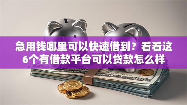 急用钱哪里可以快速借到?看看这6个有借款平台可以贷款怎么样 急用钱哪里可以快速借到?看看这6个有借款平台可以贷款怎么样