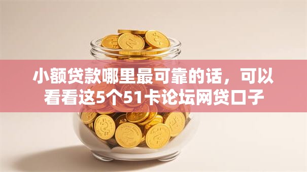 小额贷款哪里最可靠的话，可以看看这5个51卡论坛网贷口子