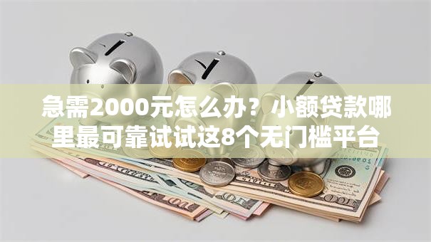 急需2000元怎么办?小额贷款哪里最可靠试试这8个无门槛平台 急需2000元怎么办?小额贷款哪里最可靠试试这8个无门槛平台