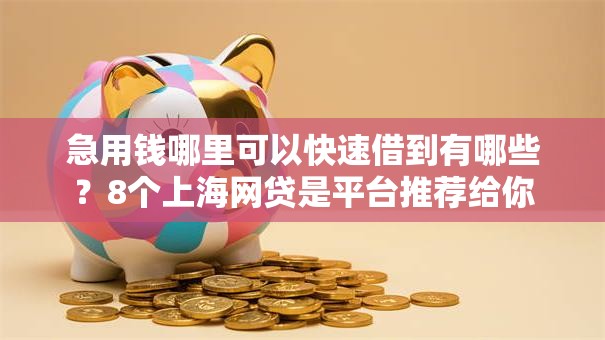 急用钱哪里可以快速借到有哪些？8个上海网贷是平台推荐给你
