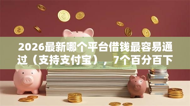 2026最新哪个平台借钱最容易通过（支持支付宝），7个百分百下款无视黑白户网贷平台无私分享