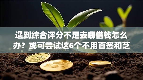 遇到综合评分不足去哪借钱怎么办?或可尝试这6个不用面签和芝麻分的贷款app 遇到综合评分不足去哪借钱怎么办?或可尝试这6个不用面签和芝麻分的贷款app