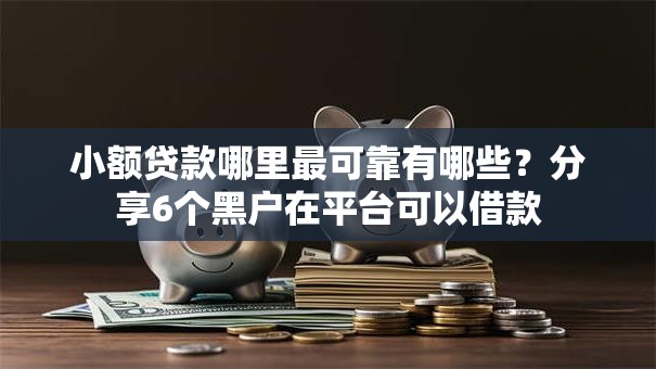 小额贷款哪里最可靠有哪些？分享6个黑户在平台可以借款