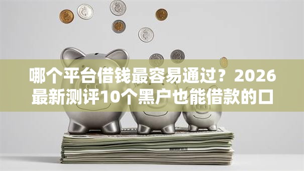 哪个平台借钱最容易通过？2026最新测评10个黑户也能借款的口子