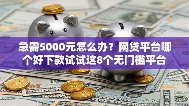 急需5000元怎么办?网贷平台哪个好下款试试这8个无门槛平台 急需5000元怎么办?网贷平台哪个好下款试试这8个无门槛平台