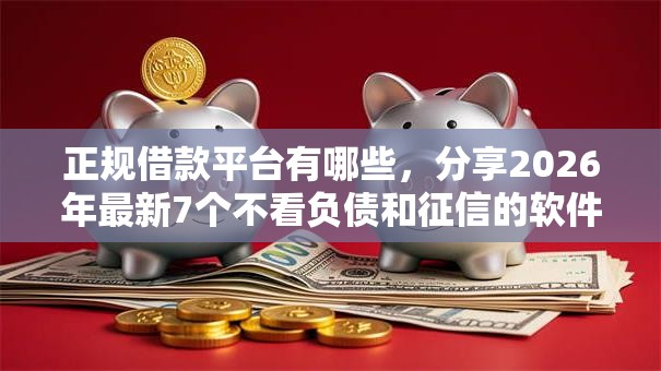 正规借款平台有哪些，分享2026年最新7个不看负债和征信的软件
