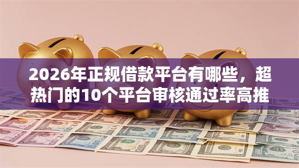 2026年正规借款平台有哪些,超热门的10个平台审核通过率高推荐 2026年正规借款平台有哪些,超热门的10个平台审核通过率高推荐