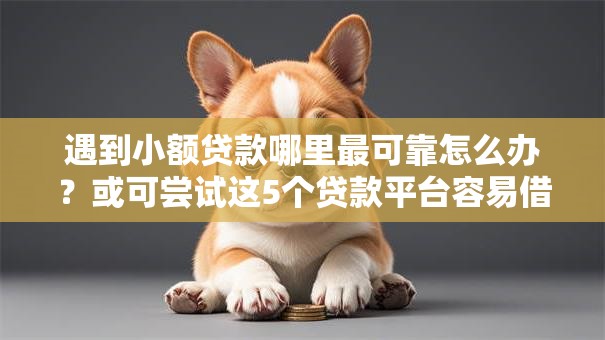 遇到小额贷款哪里最可靠怎么办?或可尝试这5个贷款平台容易借又安全利息低 遇到小额贷款哪里最可靠怎么办?或可尝试这5个贷款平台容易借又安全利息低