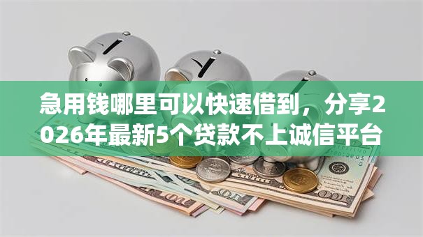 急用钱哪里可以快速借到,分享2026年最新5个贷款不上诚信平台的app 急用钱哪里可以快速借到,分享2026年最新5个贷款不上诚信平台的app