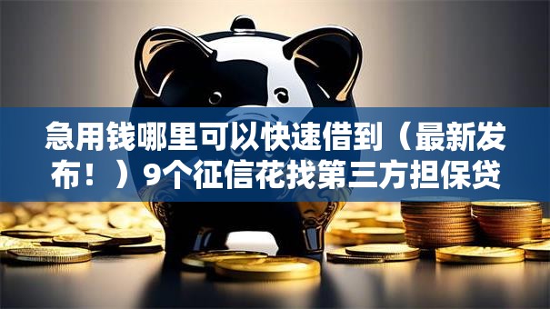 急用钱哪里可以快速借到(最新发布!)9个征信花找第三方担保贷款平台 急用钱哪里可以快速借到(最新发布!)9个征信花找第三方担保贷款平台