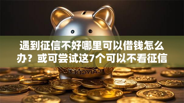 遇到征信不好哪里可以借钱怎么办?或可尝试这7个可以不看征信就能下款的软件 遇到征信不好哪里可以借钱怎么办?或可尝试这7个可以不看征信就能下款的软件