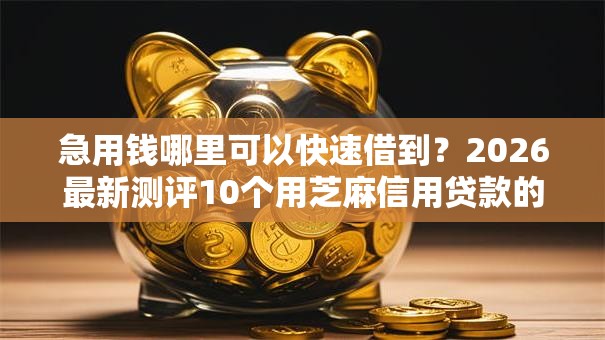 急用钱哪里可以快速借到？2026最新测评10个用芝麻信用贷款的平台