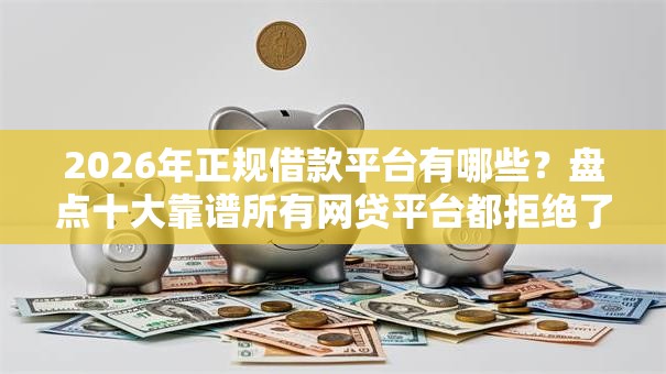 2026年正规借款平台有哪些？盘点十大靠谱所有网贷平台都拒绝了还能借到一万的软件