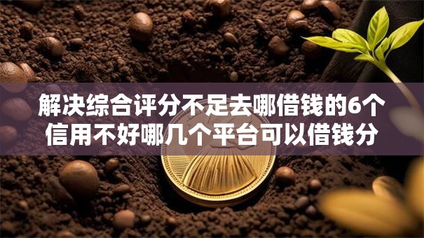 解决综合评分不足去哪借钱的6个信用不好哪几个平台可以借钱分享