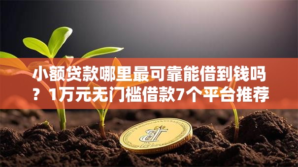 小额贷款哪里最可靠能借到钱吗?1万元无门槛借款7个平台推荐 小额贷款哪里最可靠能借到钱吗?1万元无门槛借款7个平台推荐