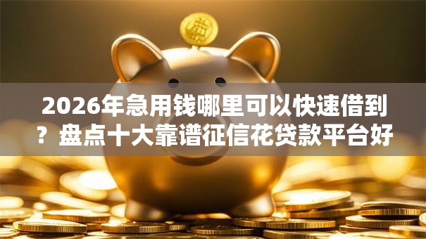 2026年急用钱哪里可以快速借到?盘点十大靠谱征信花贷款平台好下款 2026年急用钱哪里可以快速借到?盘点十大靠谱征信花贷款平台好下款