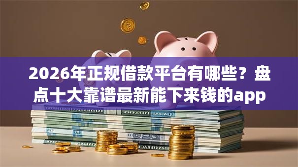 2026年正规借款平台有哪些?盘点十大靠谱最新能下来钱的app 2026年正规借款平台有哪些?盘点十大靠谱最新能下来钱的app