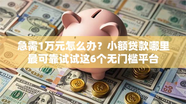 急需1万元怎么办?小额贷款哪里最可靠试试这6个无门槛平台 急需1万元怎么办?小额贷款哪里最可靠试试这6个无门槛平台