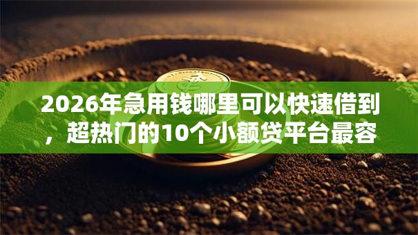 2026年急用钱哪里可以快速借到,超热门的10个小额贷平台最容易下款推荐 2026年急用钱哪里可以快速借到,超热门的10个小额贷平台最容易下款推荐